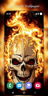 Scary Skull Wallpaper 4K screenshots