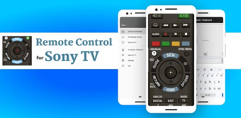 Smart TV Remote for Sony TV screenshots