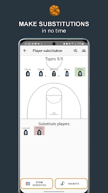 Statastic Basketball Tracker screenshots