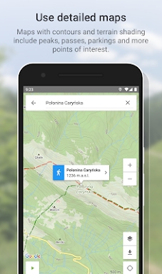 Hiking Map Poland screenshots