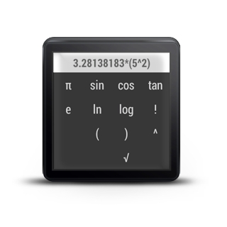 Calculator For Wear OS (Android Wear) screenshots