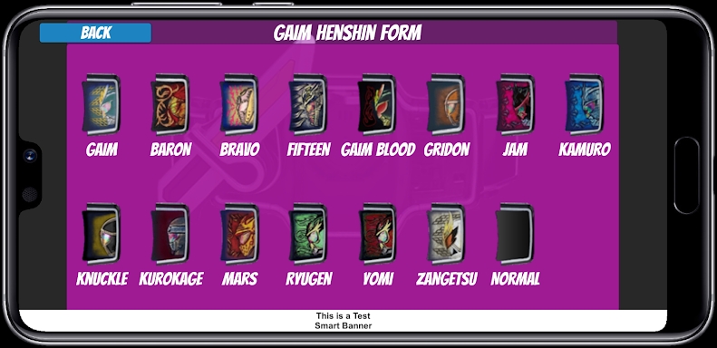 DX Henshin Belt for Gaim screenshots