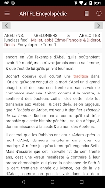 ARTFL Encyclopédie Reader screenshots