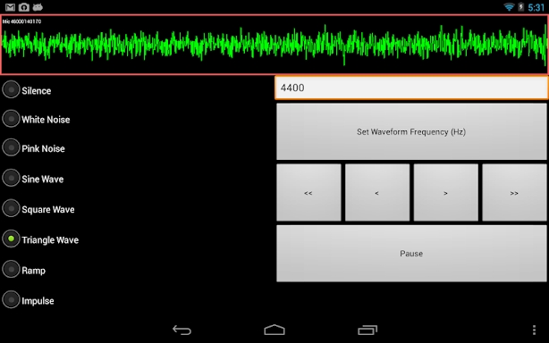 SoundForm Signal Generator screenshots