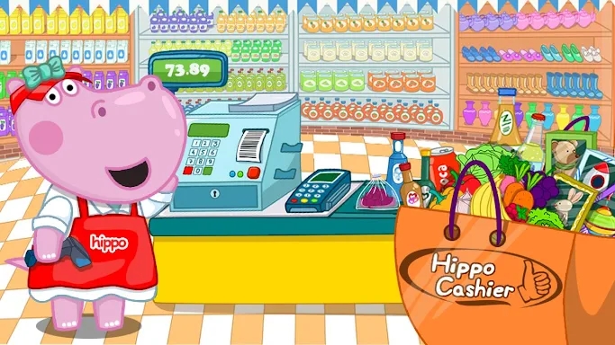 Hippo: Supermarket cashier screenshots