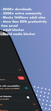 BlockP:porn & Website blocker screenshots