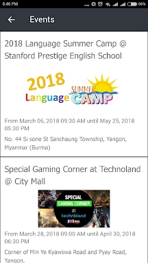 Yangon Directory screenshots