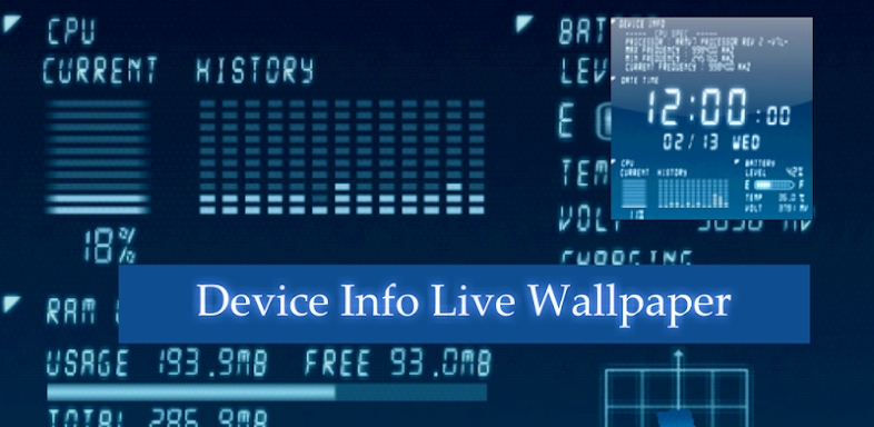 Device Info Live WallPaper screenshots