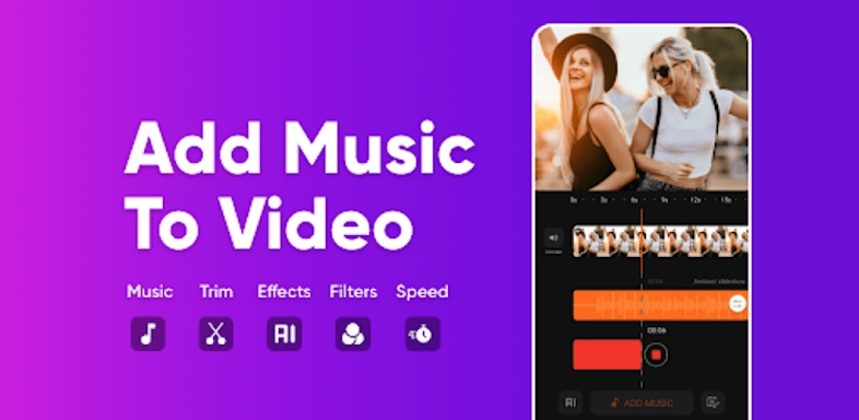 Add Music To Video & Editor screenshots