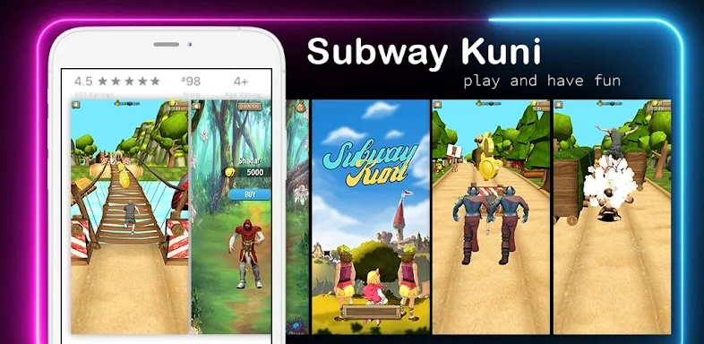 Subway Kuni: Cross Worlds screenshots