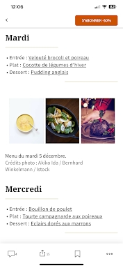 Le Figaro Cuisine screenshots