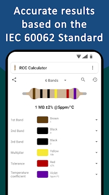 Resistor Color Code Calculator screenshots