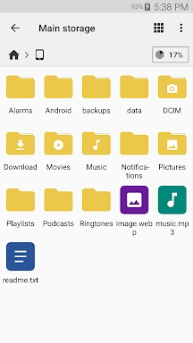 Cx File Explorer screenshots