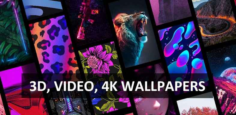 3d, 4k, live phone wallpapers screenshots