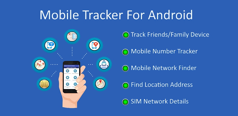Mobile Tracker for Android screenshots