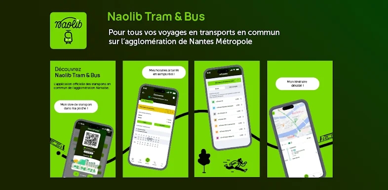 Naolib tram & bus screenshots