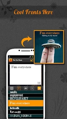 Text on Photo screenshots