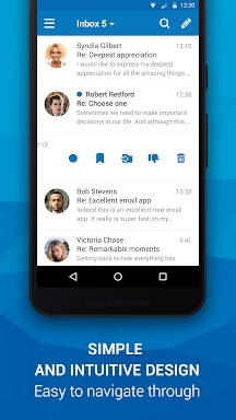 Email App for Any Mail screenshots