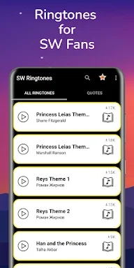 SW Ringtones screenshots