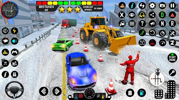 Snow Excavator Simulator Game screenshots
