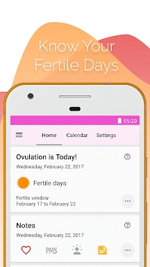 Period and Ovulation Tracker screenshots