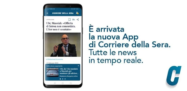 Corriere della Sera screenshots