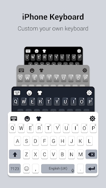 Iphone keyboard screenshots