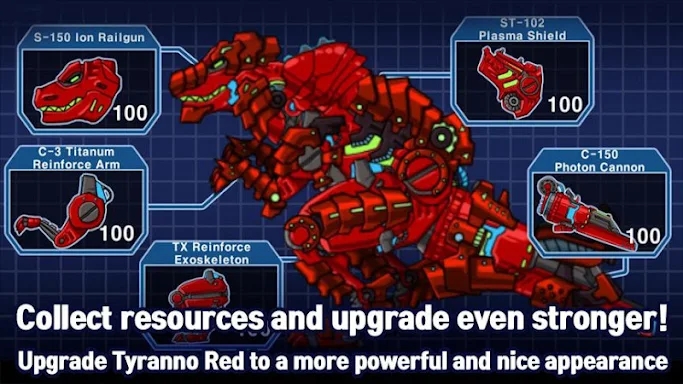 T-Rex Red- Combine Dino Robot screenshots