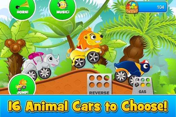 Animal Cars Kids Racing Game screenshots