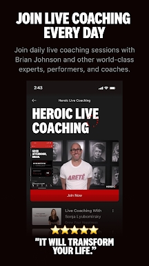 Heroic | The Training Platform screenshots