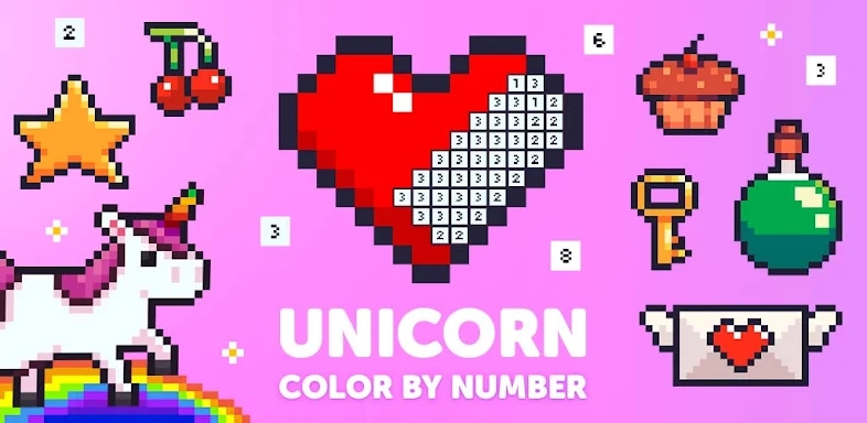 UNICORN - Pixel Art Games screenshots