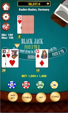 Blackjack 21 - Classic screenshots