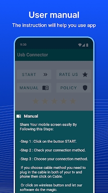 USB Screen Share - Phone to TV screenshots