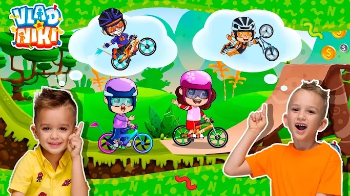 Vlad & Niki: Kids Bike Racing screenshots