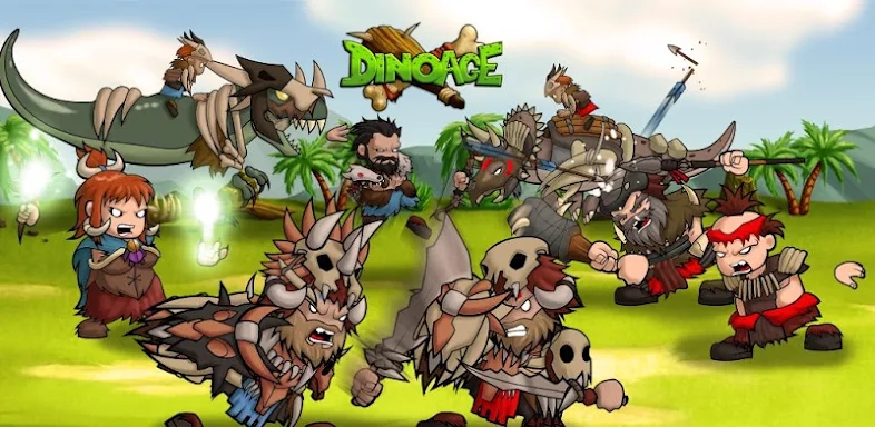 DinoAge: Prehistoric Caveman & Dinosaur Strategy! screenshots