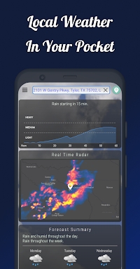 Weather App: Dark Sky Tech screenshots