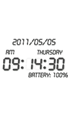 Battery Clock β screenshots
