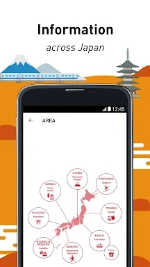 Japan Official Travel App screenshots