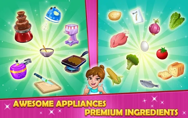 Kitchen story: Food Fever Game screenshots
