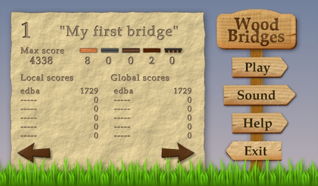 Wood Bridges Free screenshots