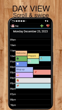 Calendar 2024, agenda screenshots