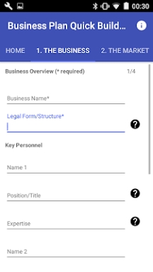 Business Plan Quick Builder screenshots