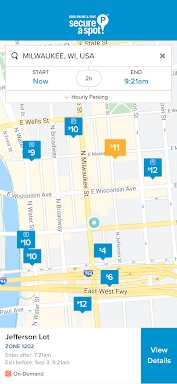 Secure-a-Spot: Find Parking screenshots