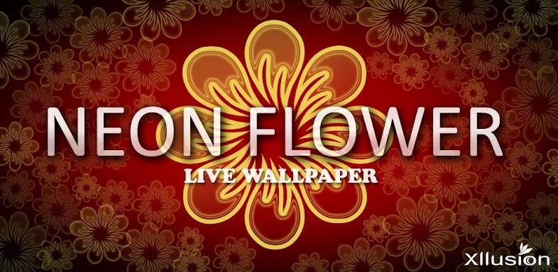 Neon Flower Live Wallpaper screenshots