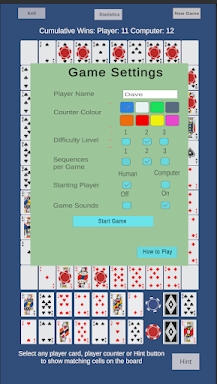 Card Sequence Board Game screenshots