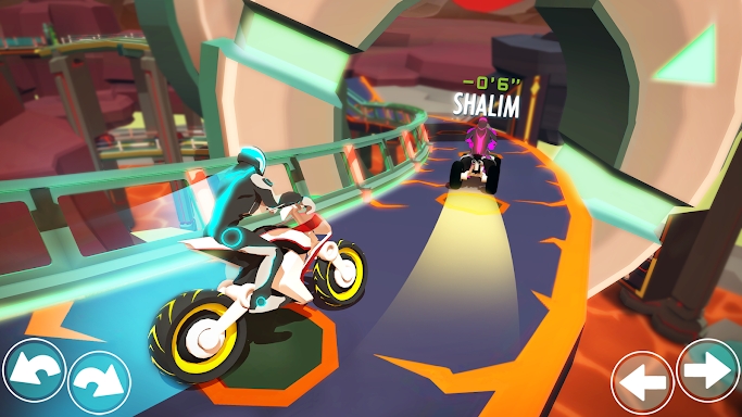 Gravity Rider: Space Bike Race screenshots