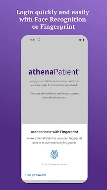 athenaPatient screenshots
