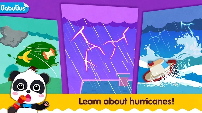 Baby Panda's Hurricane Safety screenshots