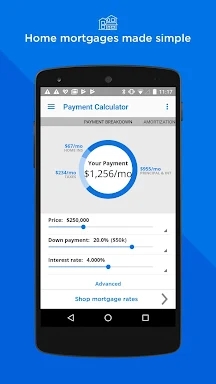 Mortgage by Zillow: Calculator screenshots
