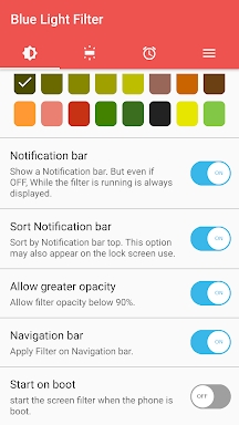 sFilter - Blue Light Filter screenshots